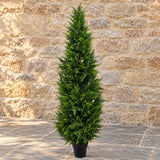 UV Resistant Outdoor 150cm Artificial Cypress Cedar Topiary Tree
