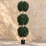 150cm UV Protected Triple Ball Topiary Tree Artificial