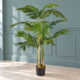 120cm (4ft) Premium Artificial Areca Palm with pot
