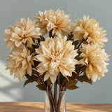 55cm Artificial Faux Dahlia Flower Stem
