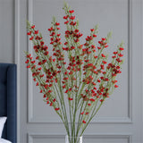 100cm Artificial Foliage Stem with Small Flowers