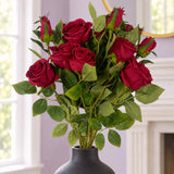 Realistic Artificial Rose Flower Stems