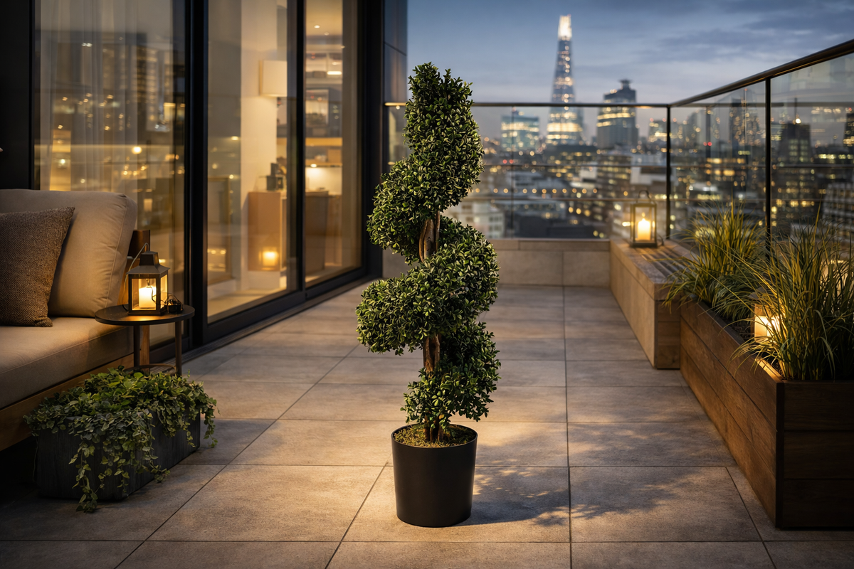 Using Artificial Plants in Industrial Style Interiors