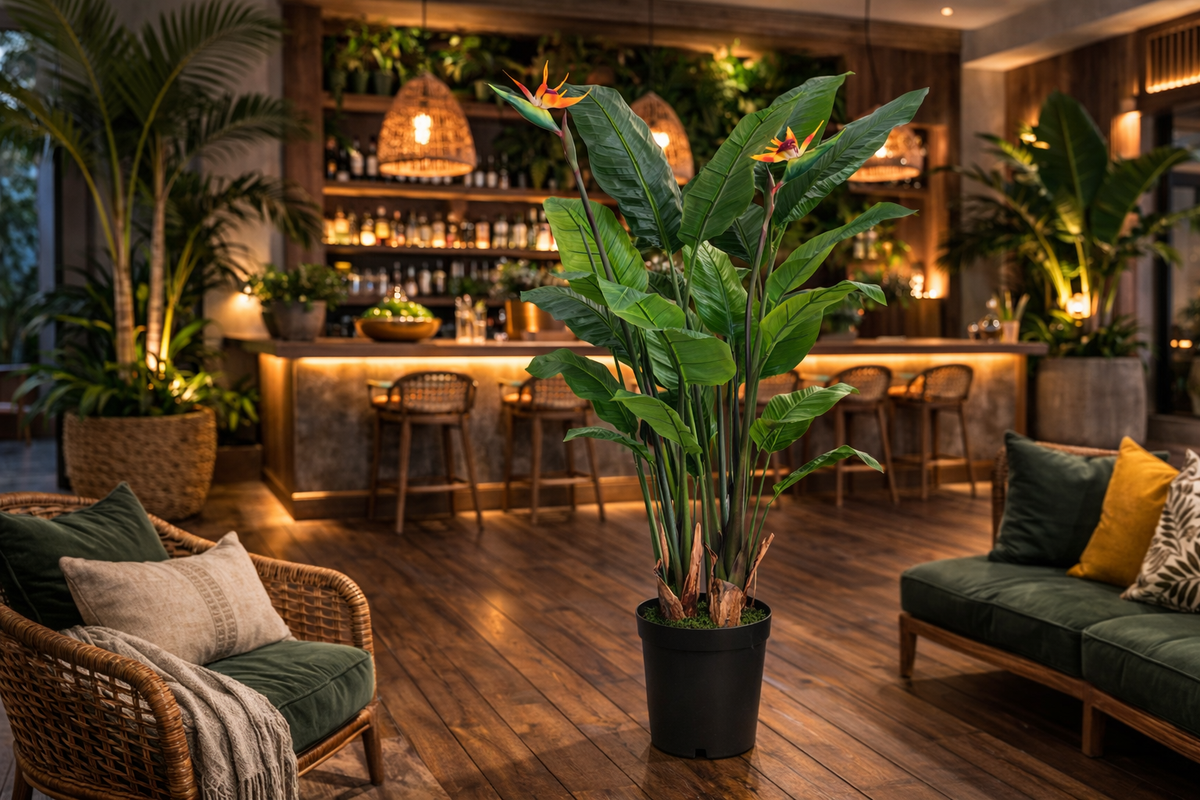 Artificial Plants as Visual Anchors in Room Layouts