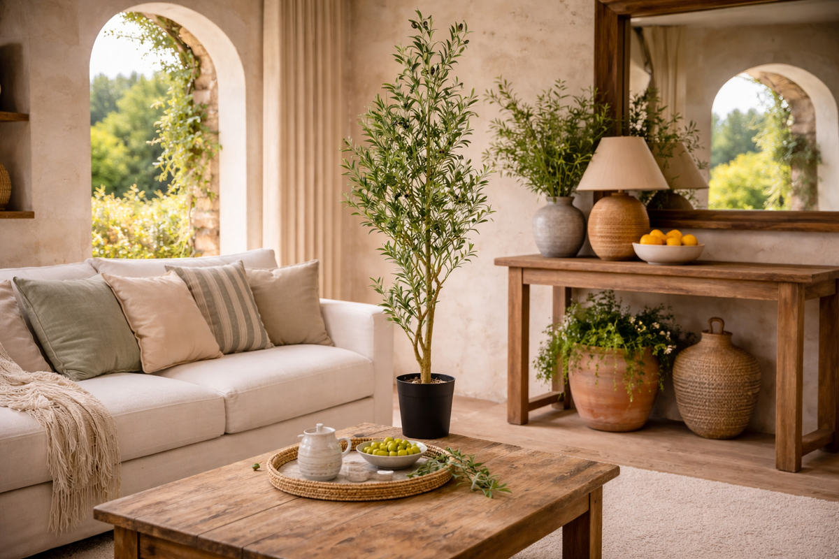 Artificial Olive Trees collection at Leaf