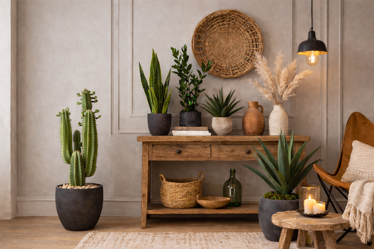 Artificial Cacti & Succulents collection at Leaf