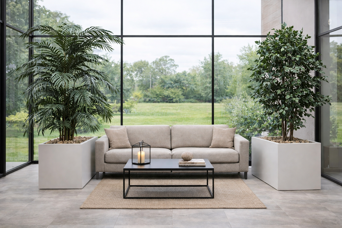 Fire Resistant Artificial Trees collection at Leaf