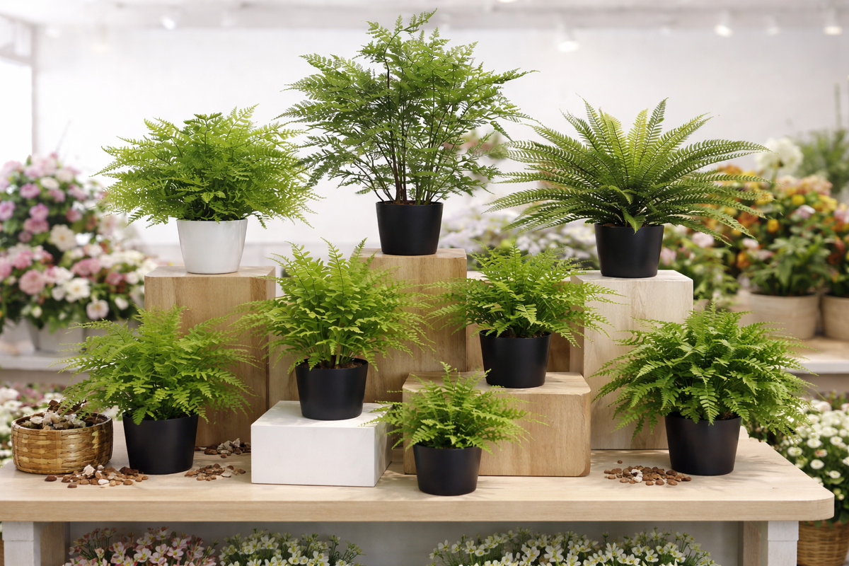 Artificial Ferns collection at Leaf