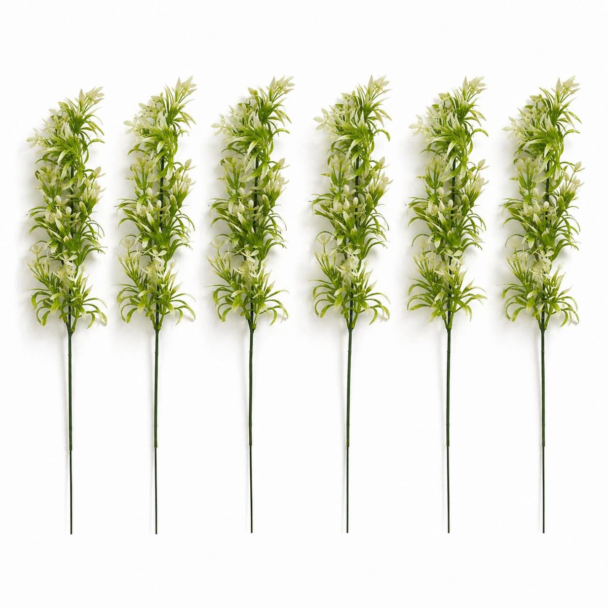 48cm Artificial White Blossom Spray Stem – image 13