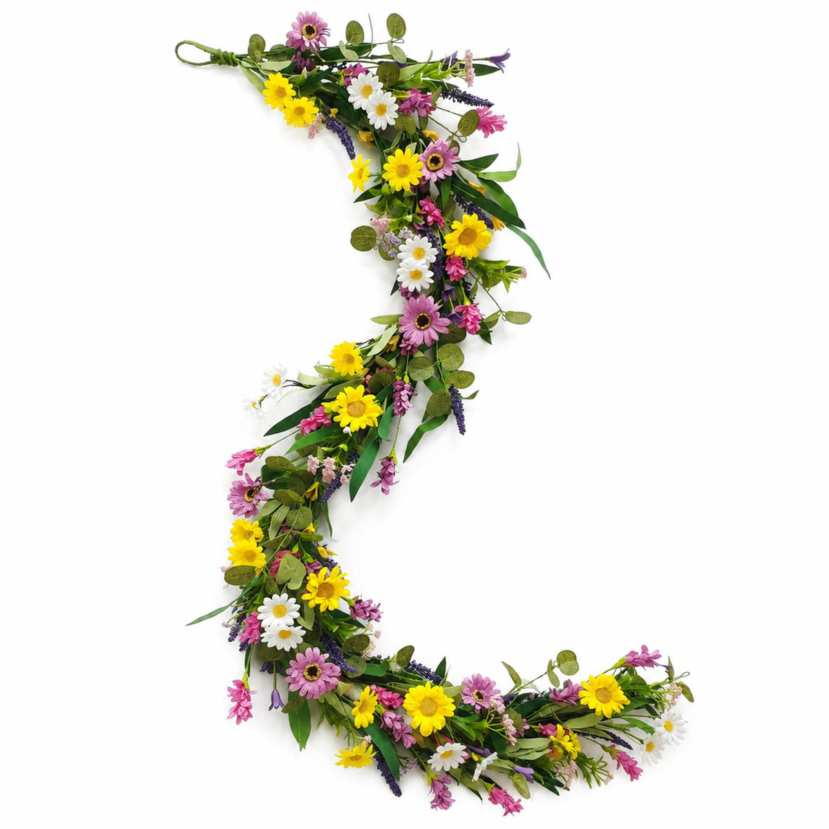 155cm Artificial Sunflower and Daisy Flower Garland – image 3