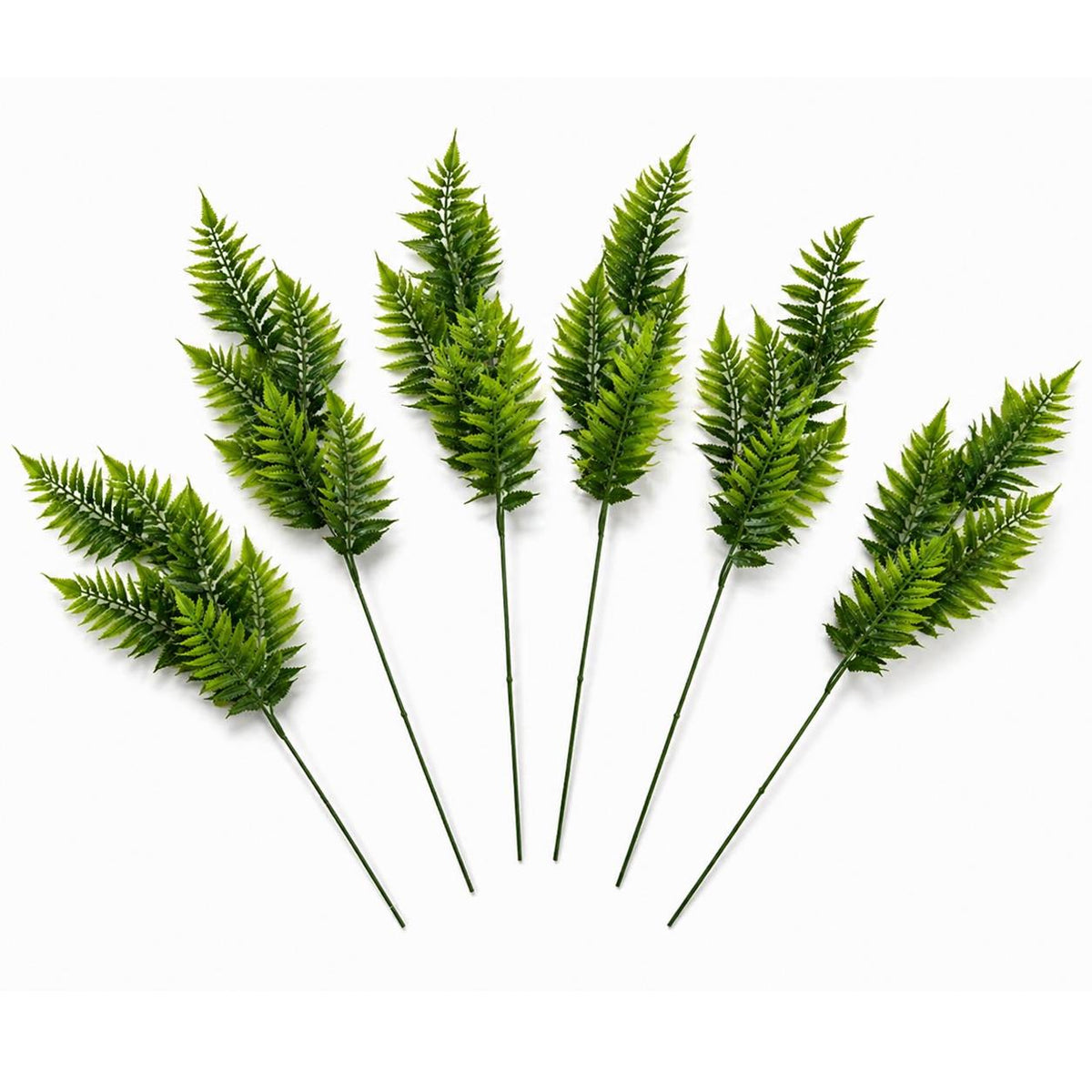 50cm Artificial Fern Spray Stem - Spring Green – image 12