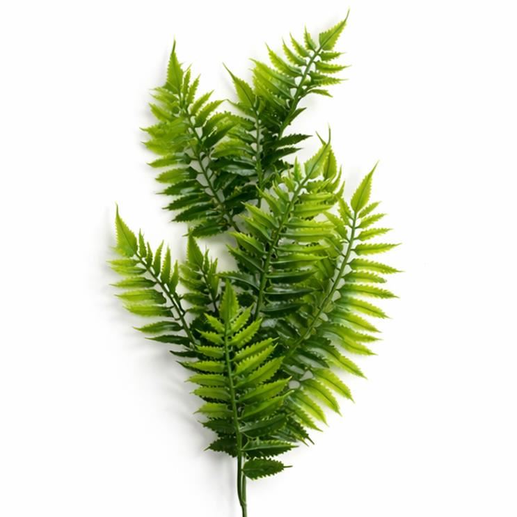 50cm Artificial Fern Spray Stem - Spring Green – image 11