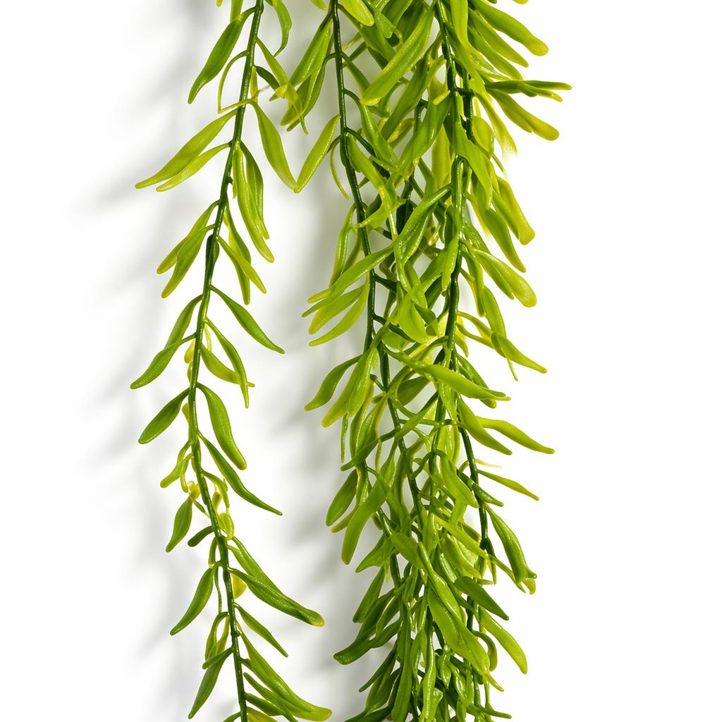 100cm Artificial Trailing Rhipsalis Style Hanging Plant - Dark Green Tips – image 2