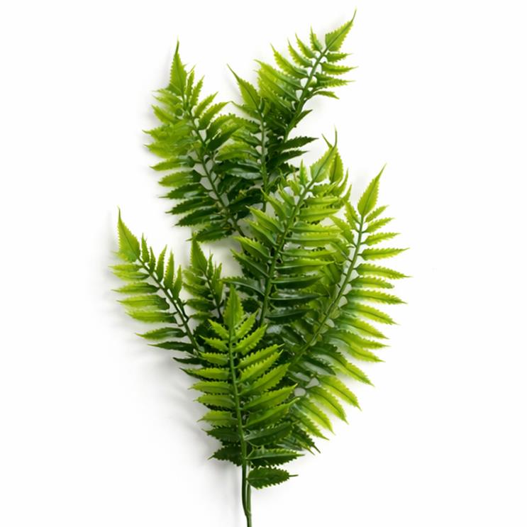 50cm Artificial Fern Spray Stem - Spring Green – image 6