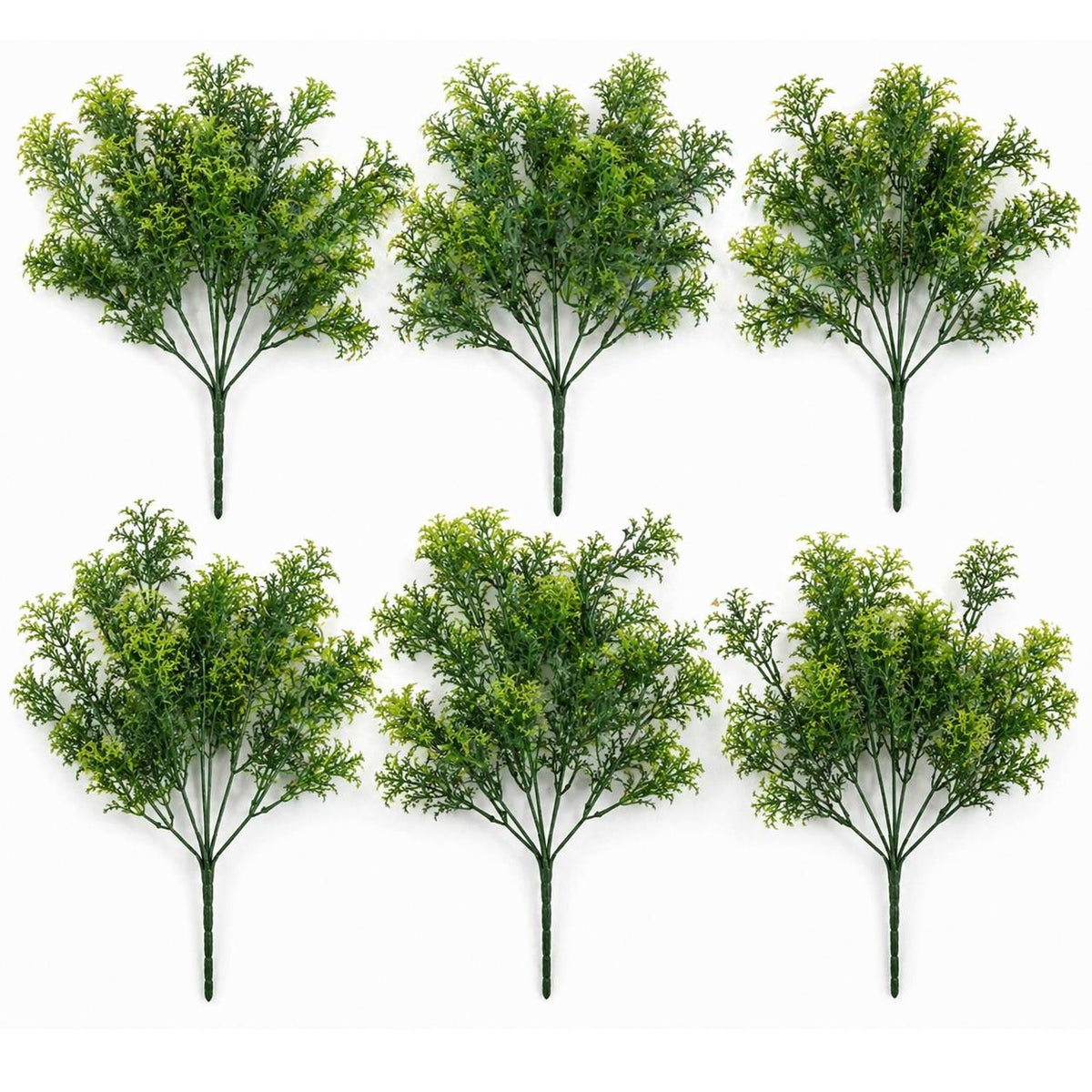 32cm Artificial Fern Foliage Spray Stem Faux Green Decorative Fillers – image 7