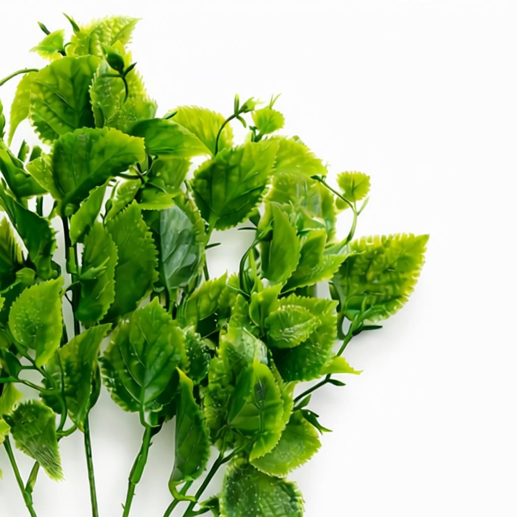 32cm Artificial Leafy Foliage Stem Plant Faux Green Decorative Fillers – image 9