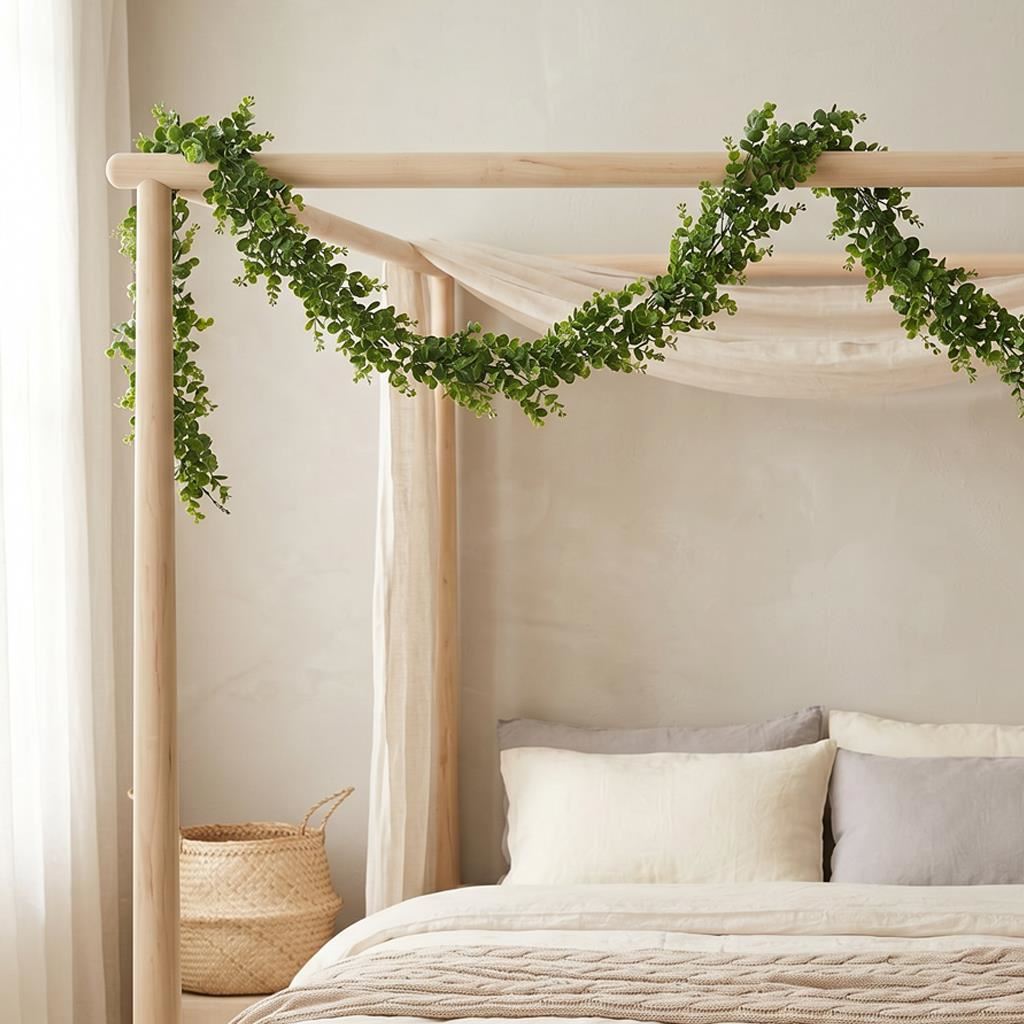 180cm Artificial Eucalyptus Style Green Garland Hanging Decoration – image 8