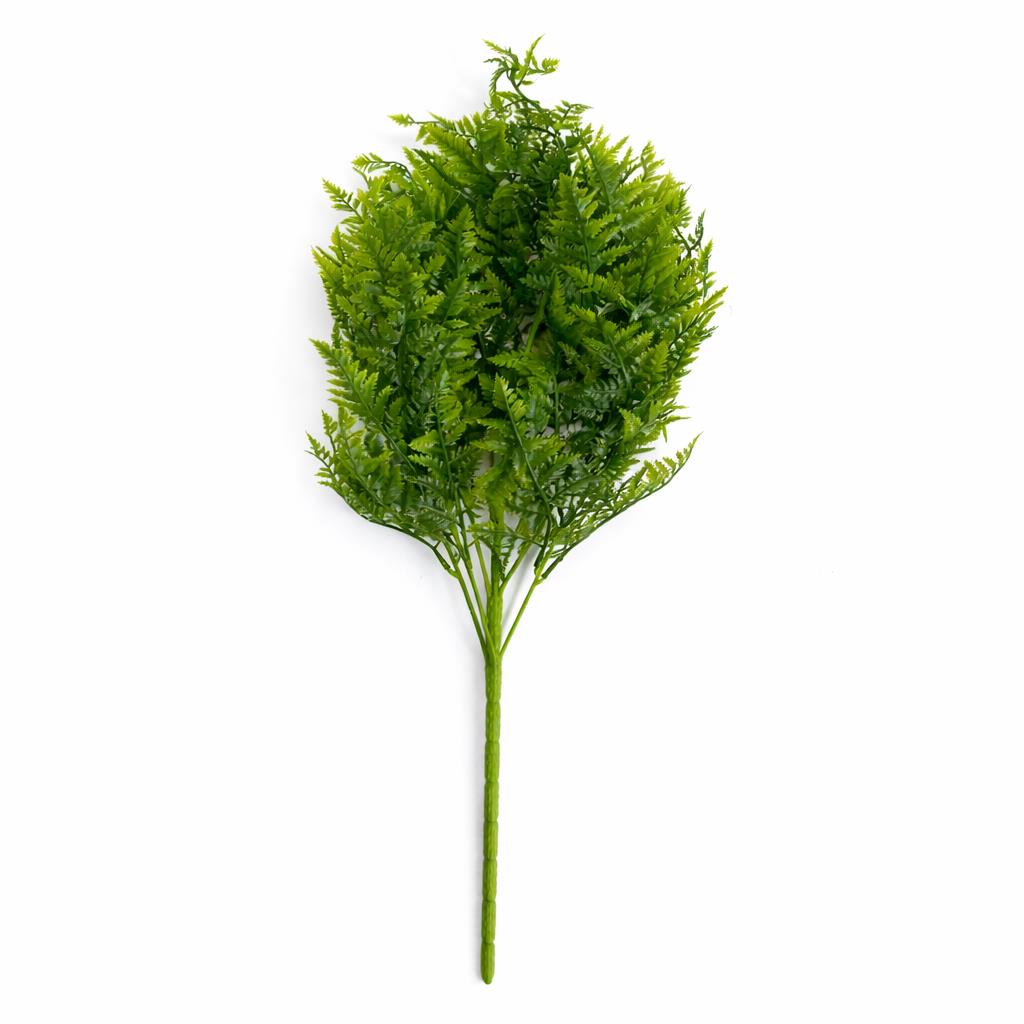 75cm Artificial Fern Foliage Bush Stem