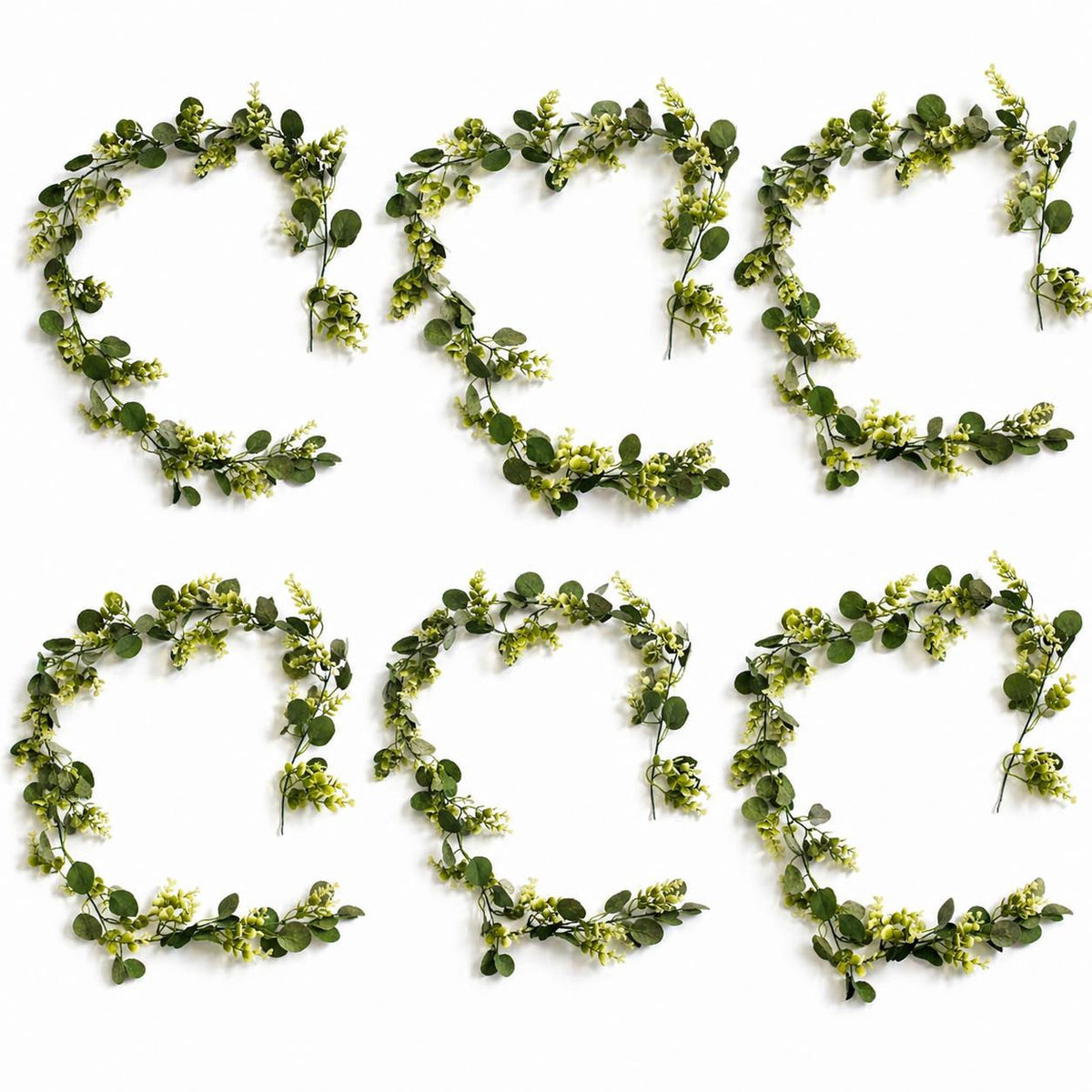 160cm Artificial Eucalyptus Style Garland Trailing Hanging Plant Faux Greenery Vine – image 7