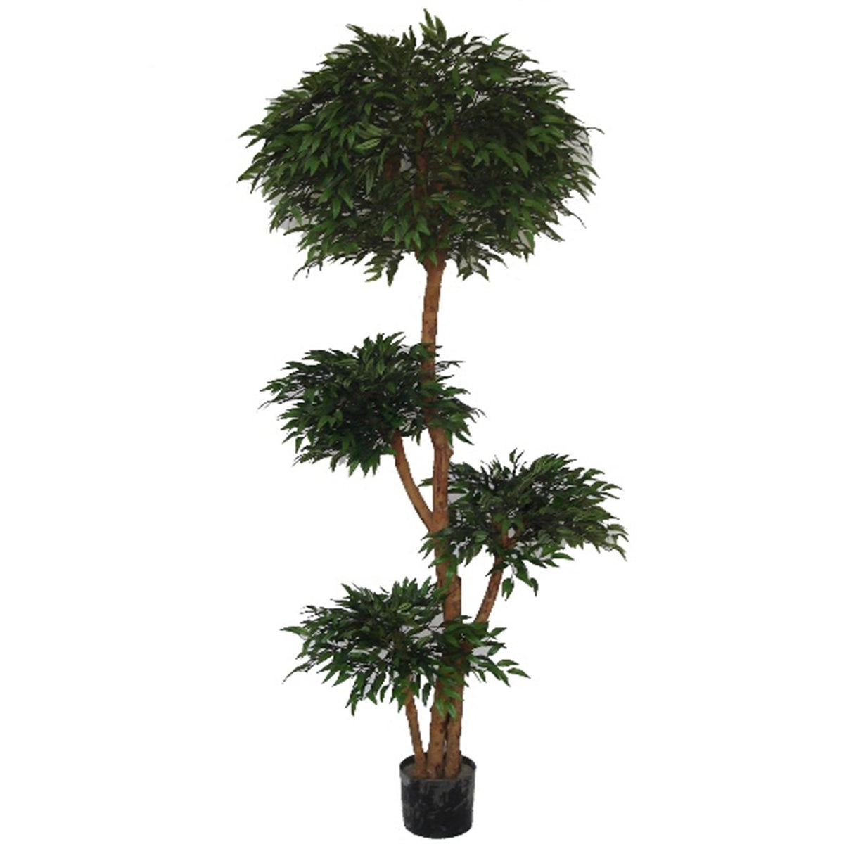 180cm Artificial Fire Retardant Ruscus Tree With 4173 Leaves