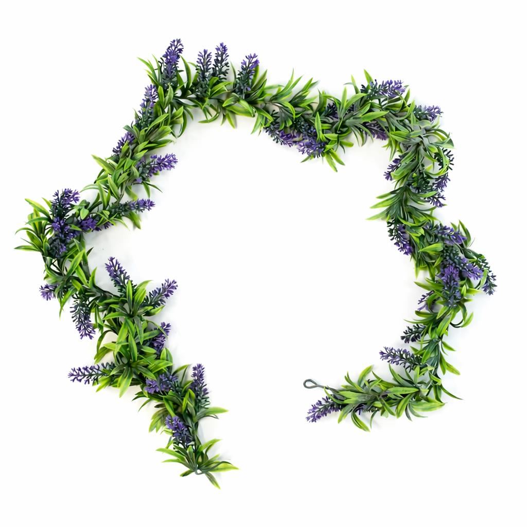 140cm Artificial Lavender Greenery Garland Hanging Decoration – image 9