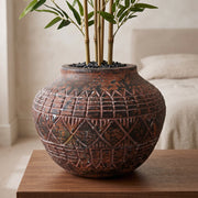 23cm x 30cm Large Aztec Vase Planter