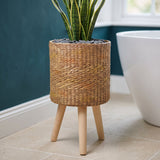 54cm x 30cm Rattan Effect Composite Large Planter