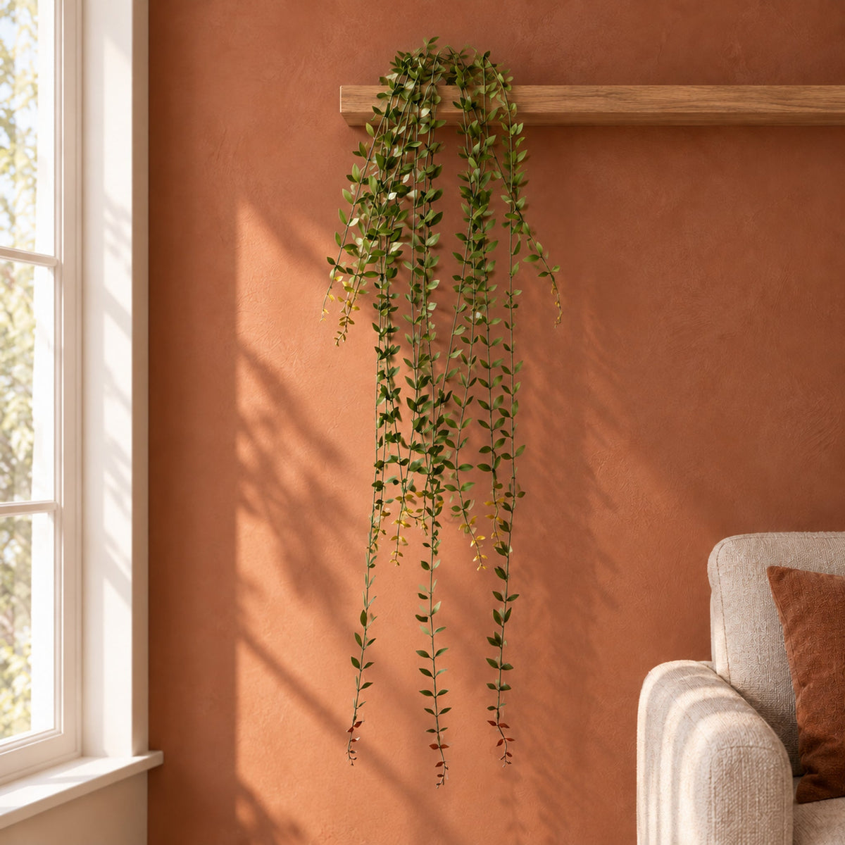 120cm Artificial Hanging String of Pearls Trailing Plant