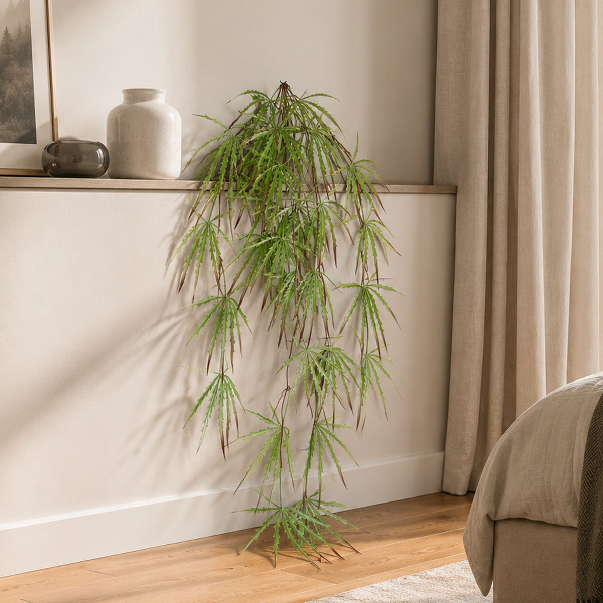100cm Artificial Hanging Acer Trailing Foliage Plant – image 2