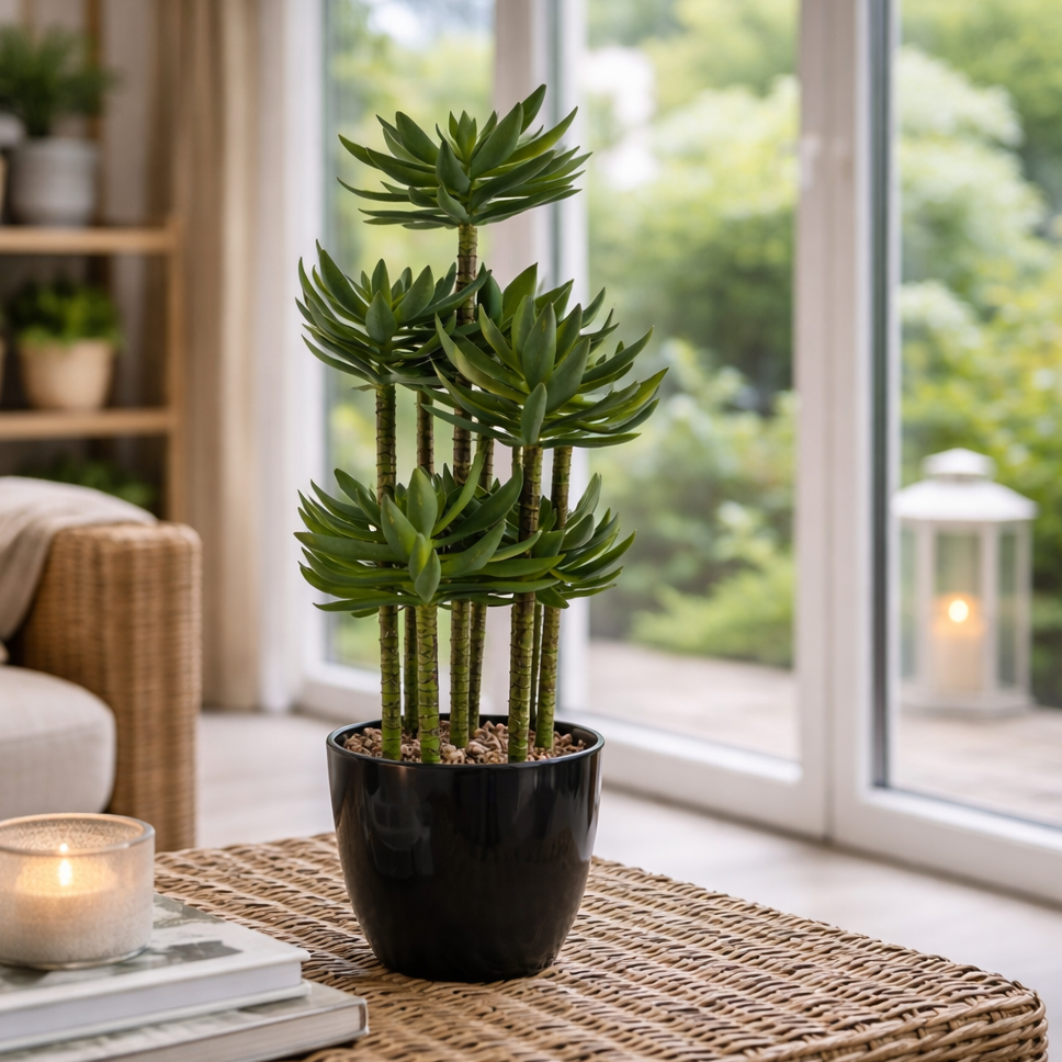 60cm Artificial Tropical Yucca in Planter – image 7