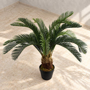 Artificial Tropical Cycas Palm Plant