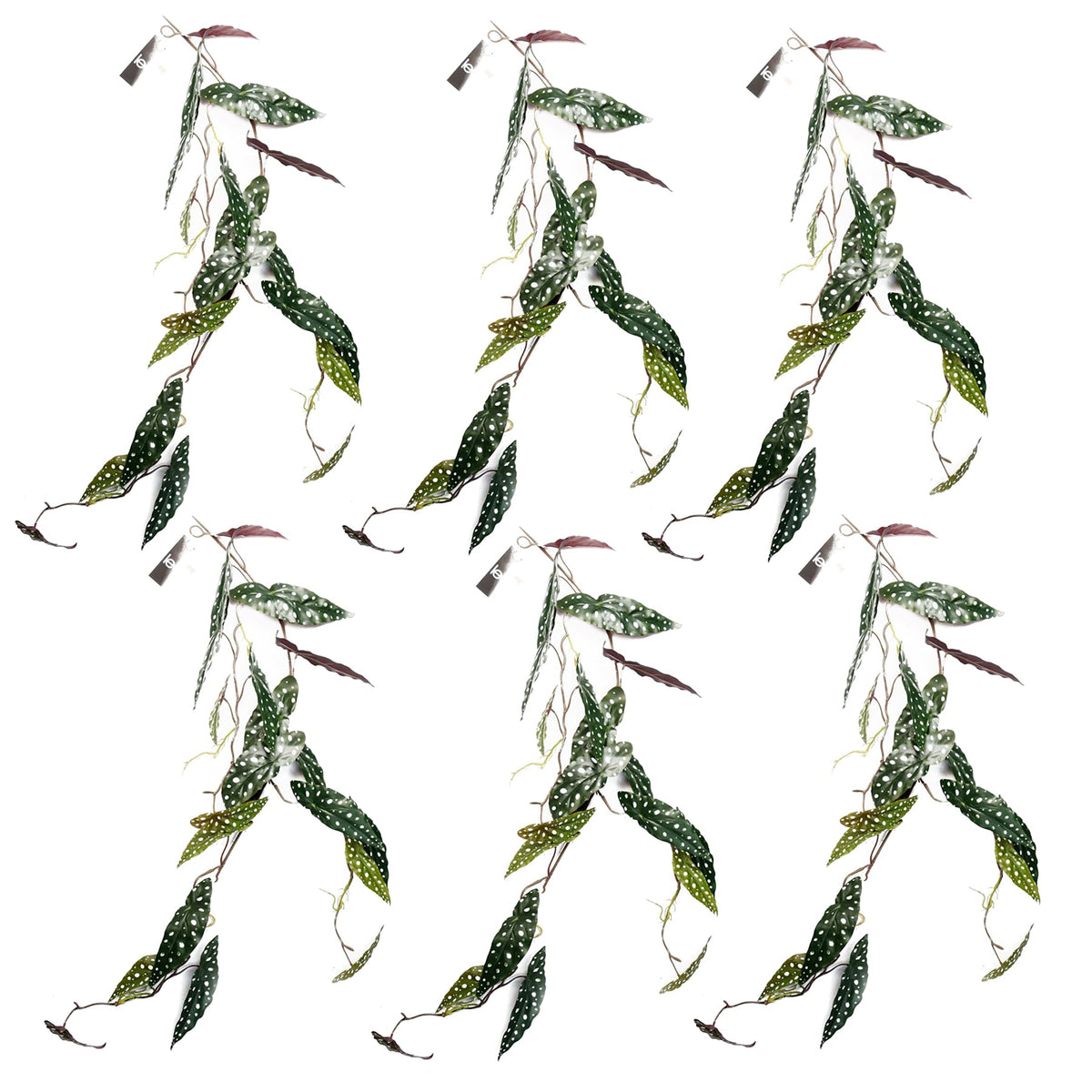 110cm Artificial Hanging Trailing Begonia Maculata Spotted Plant – image 5