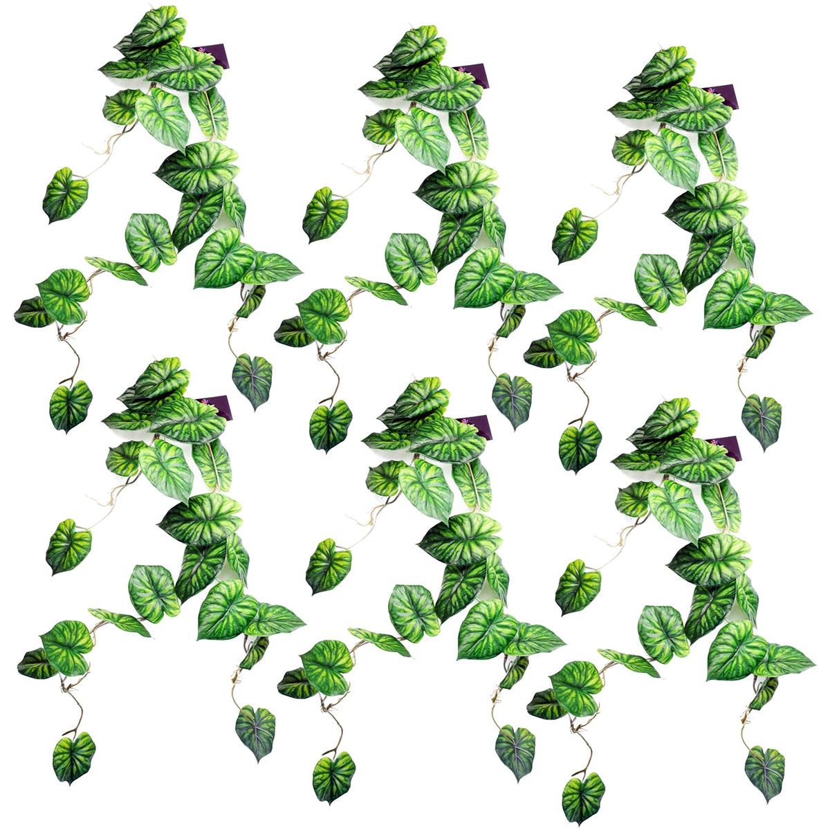 120cm Artificial Hanging Trailing Plant Alocasia Dragon Scale – image 5