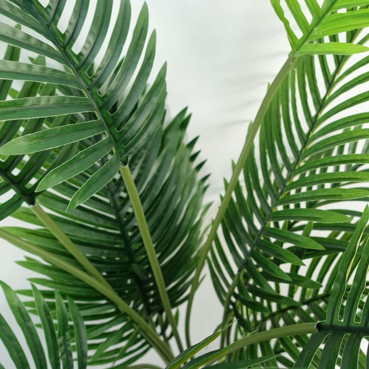 110cm Artificial Areca Palm Tree Potted in Black Pot – image 5