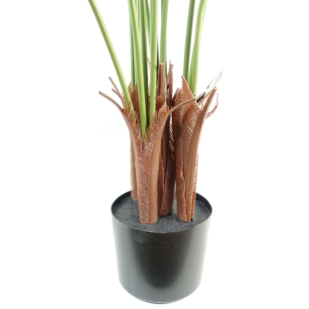 110cm Artificial Areca Palm Tree Potted in Black Pot – image 4