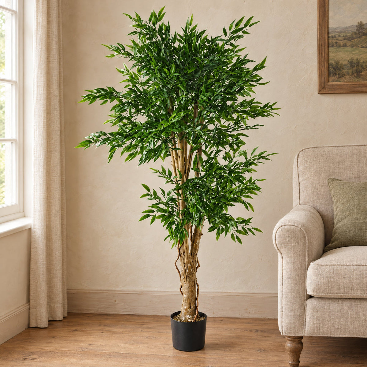 140cm UV Resistant Artificial Ruscus Tree- 2716 leaves