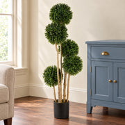 120cm UV Resistant Artificial Ball Topiary - 480 Leaves