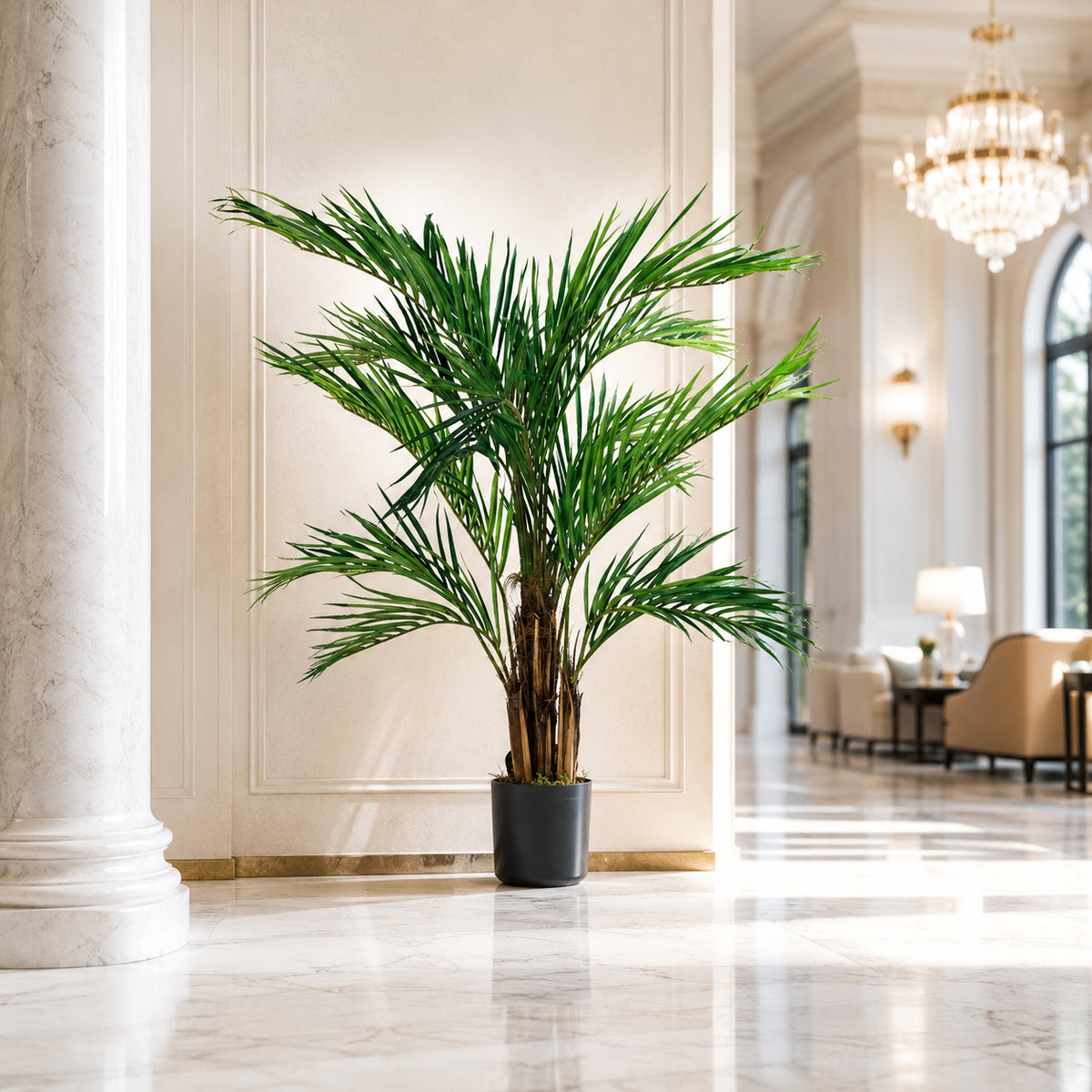 150cm Areca Palm Natural Artificial Tree – image 6