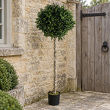 140cm Buxus Ball Artificial Tree UV Resistant Outdoor Topiary