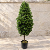 120cm Buxus Ball Cone Artificial Tree UV Resistant Outdoor