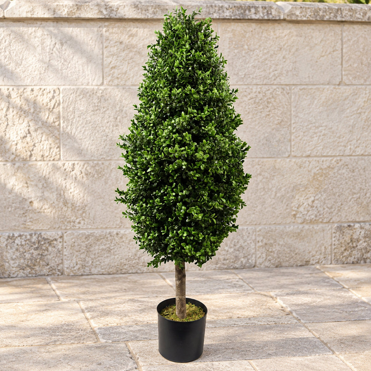 120cm Buxus Ball Cone Artificial Tree UV Resistant Outdoor