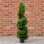 120cm Spiral Cypress Artificial Tree UV Resistant Outdoor