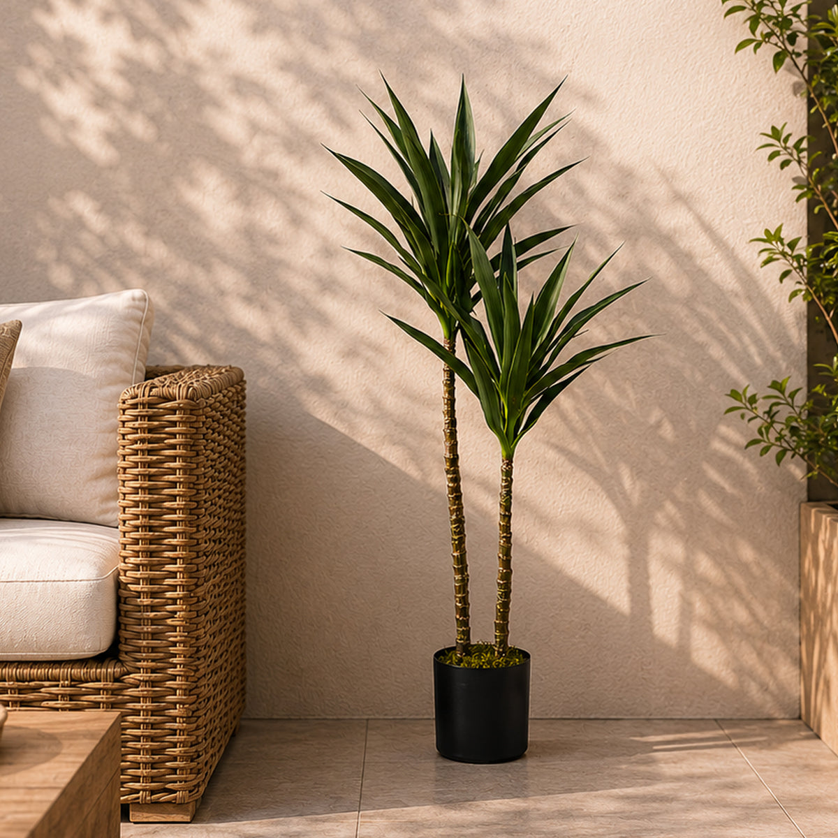120cm Artificial Yucca Tree UV Resistant Outdoor – image 2