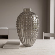 35cm Smoke Grey Bubble Vase
