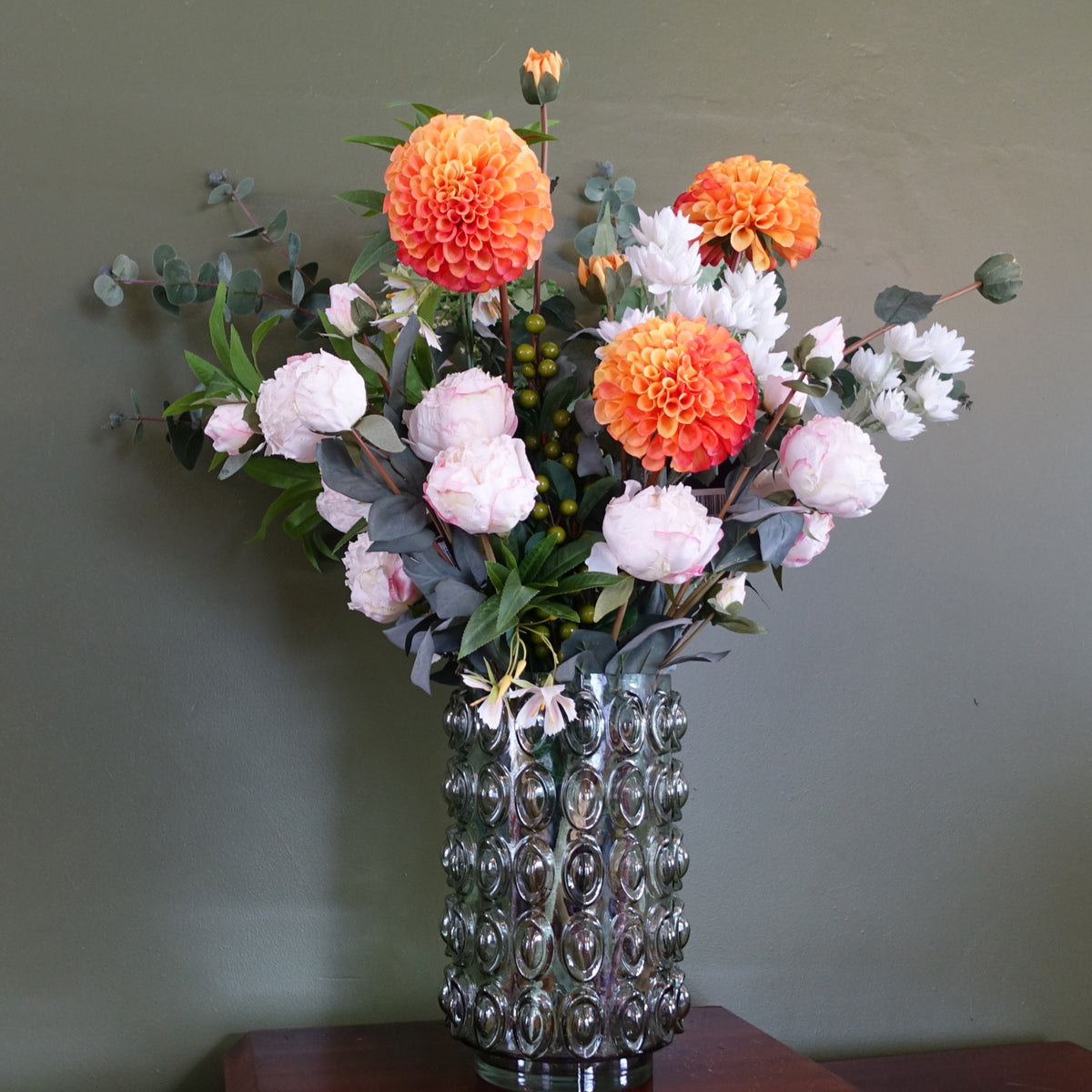 30cm Green Retro Bubble Vase – image 3