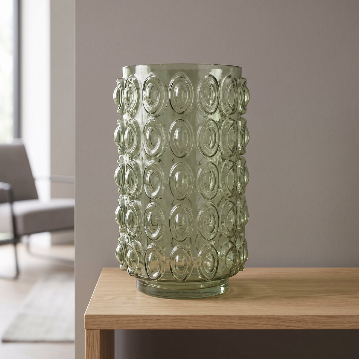 30cm Green Retro Bubble Vase