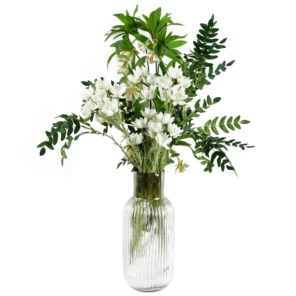 60cm Faux Starflower Stem - 5 Flowers – image 5