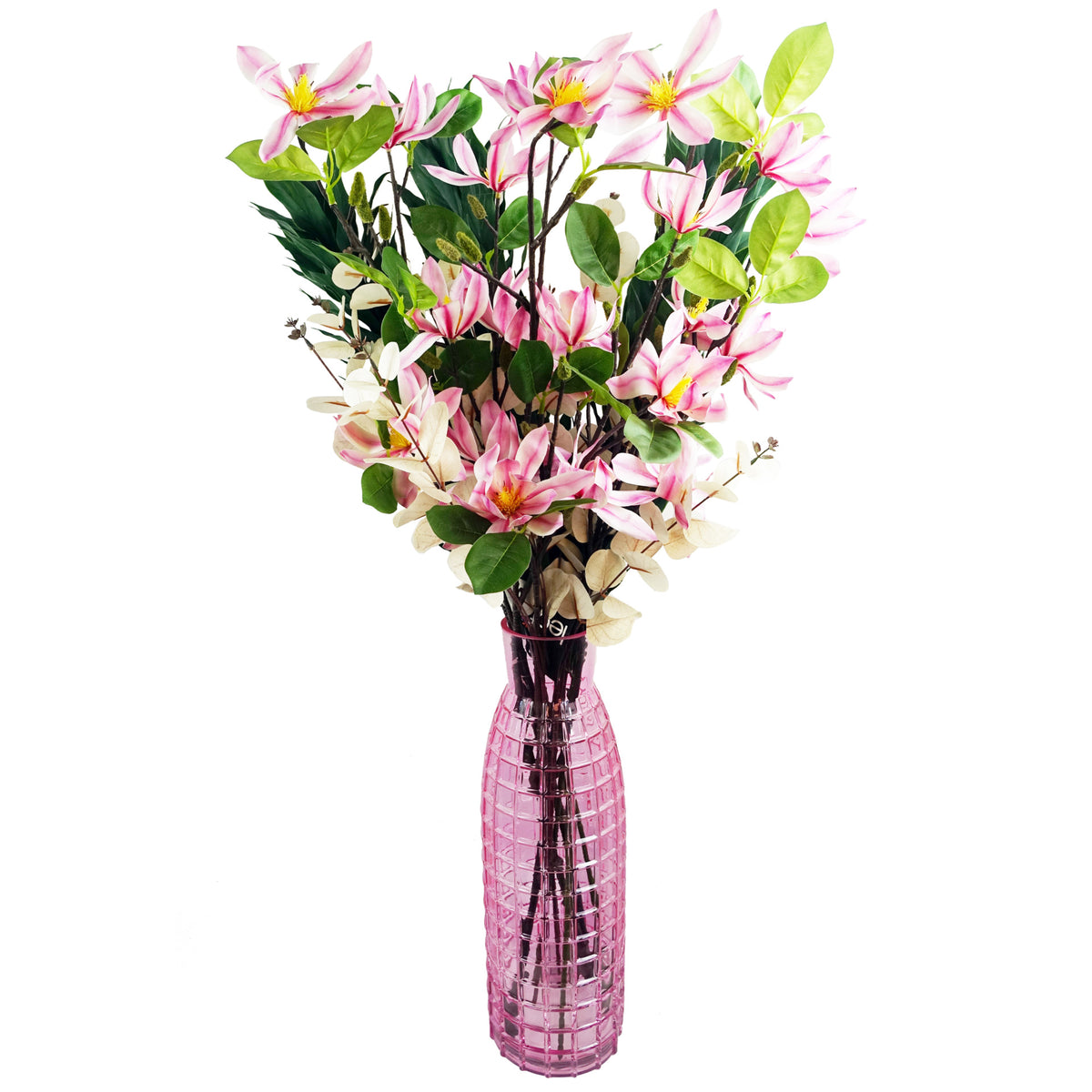 100cm Pink Magnolia Floral Spray Artificial – image 6