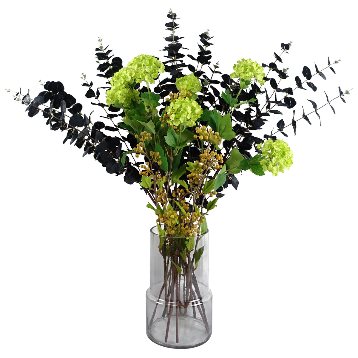 26cm Grey Smoke Glass Vase – image 5