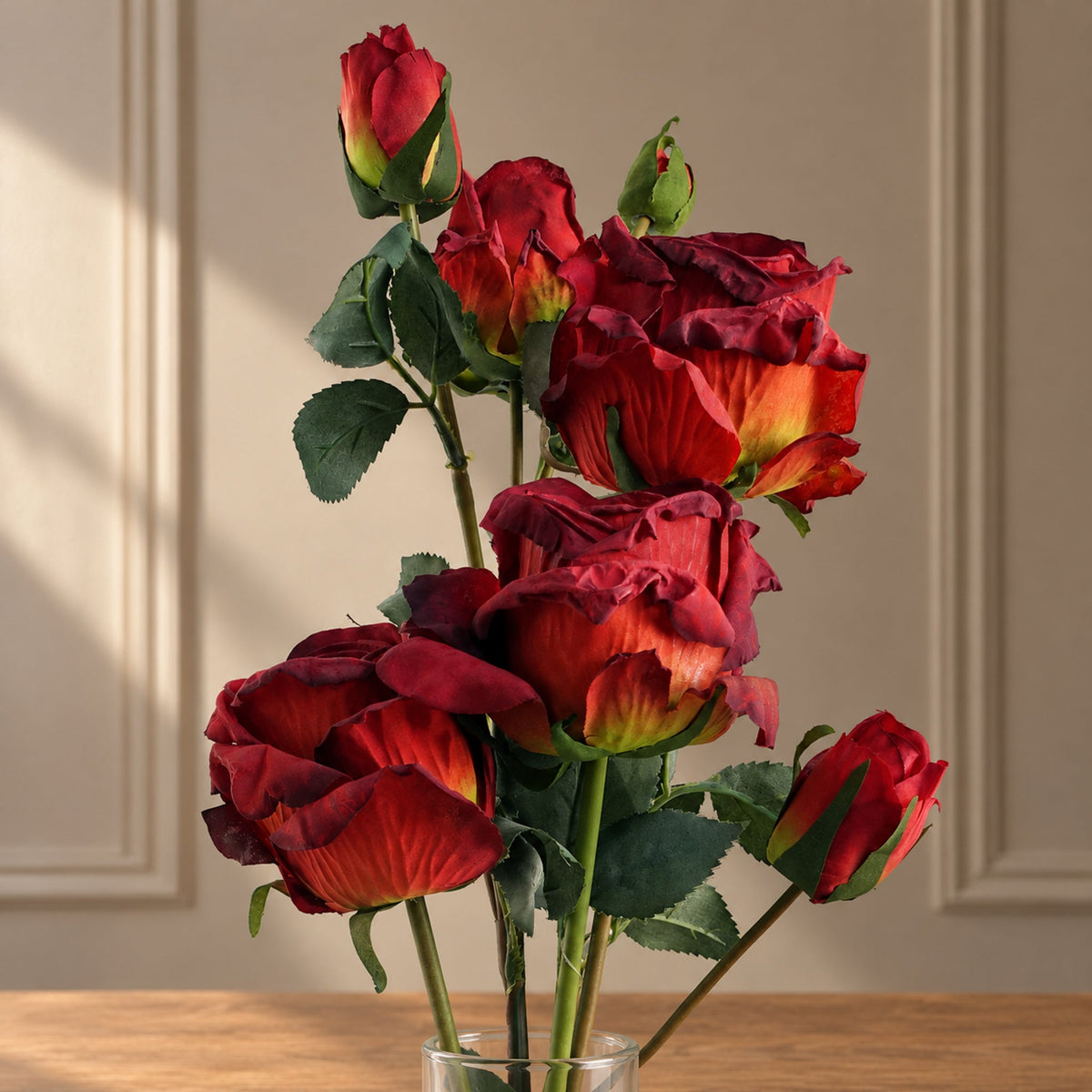 Artificial Rose Flower Stem Sprays